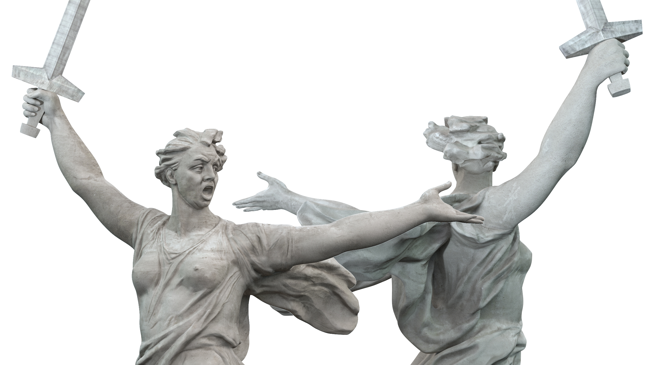 3D Statue Motherland Calls model