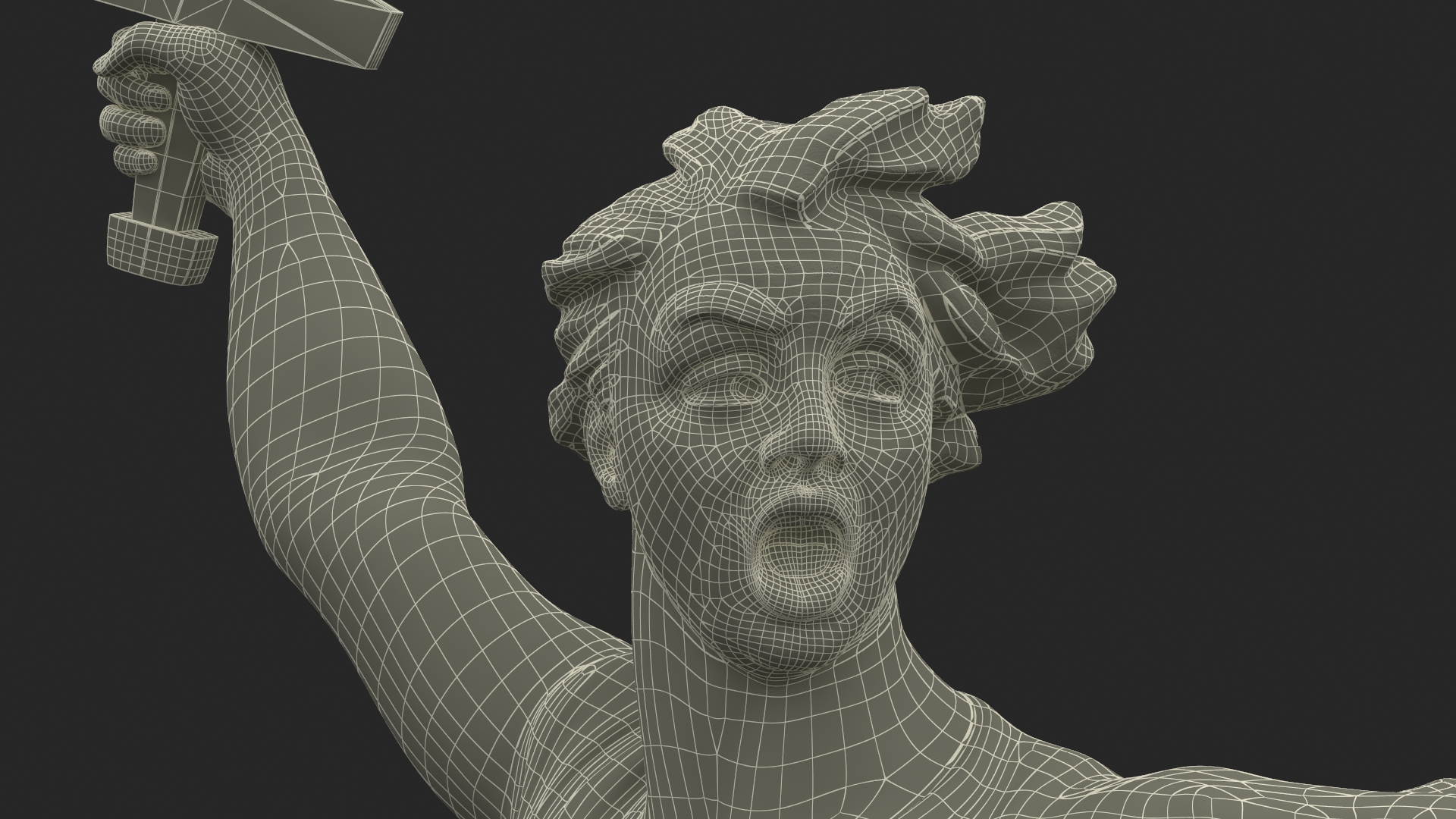 3D Statue Motherland Calls model