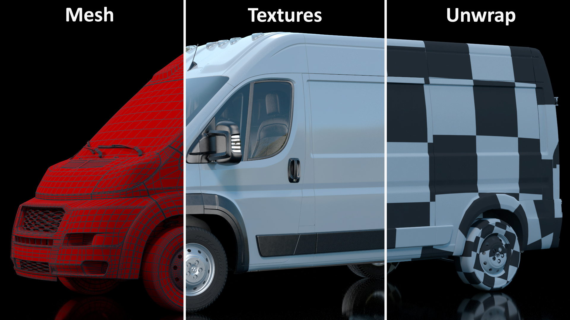 3D 2022 Commercial Van 136 Generic