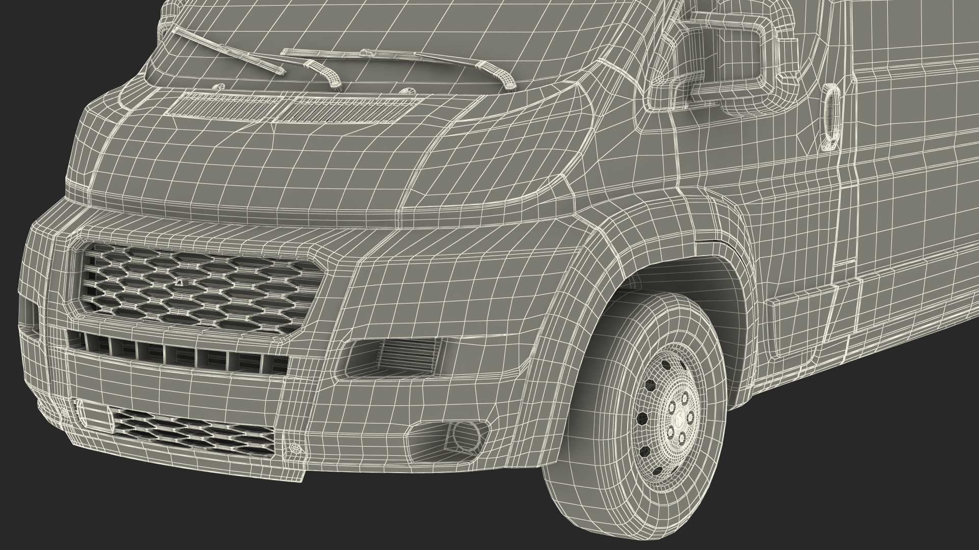 3D 2022 Commercial Van 136 Generic