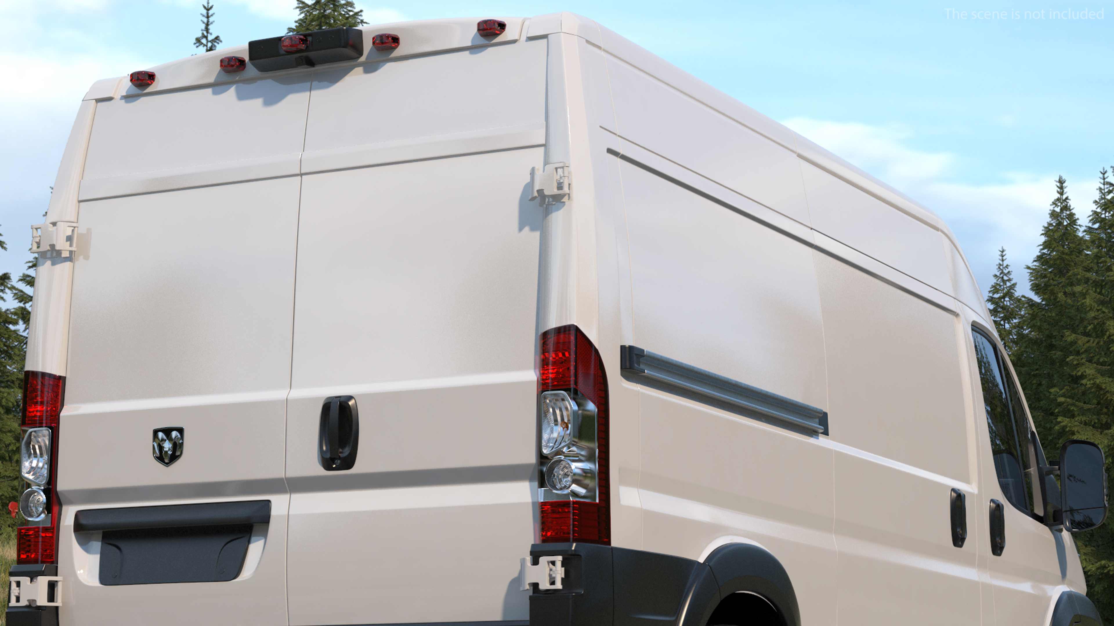 3D 2022 Commercial Van 136 Generic