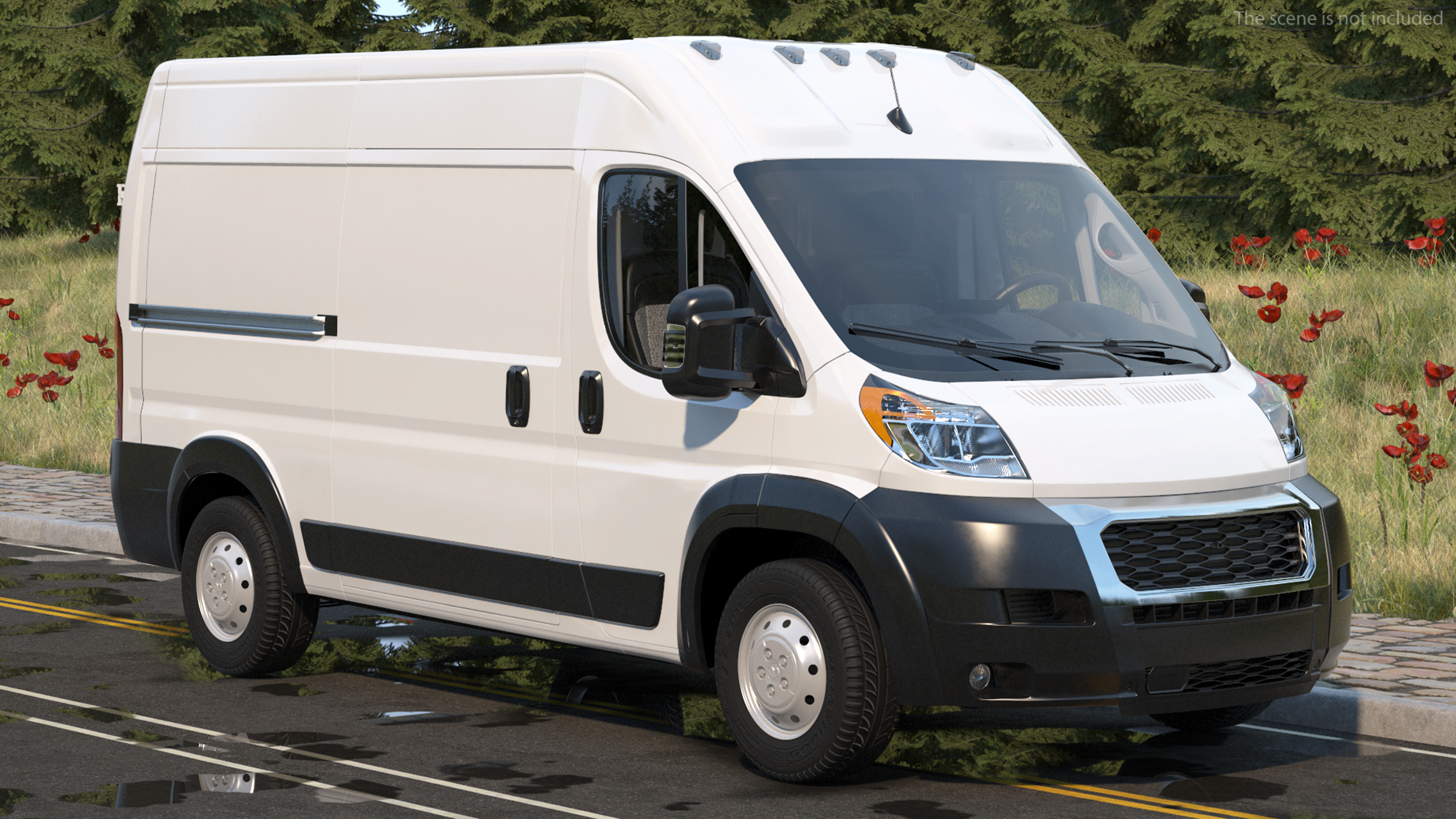 3D 2022 Commercial Van 136 Generic