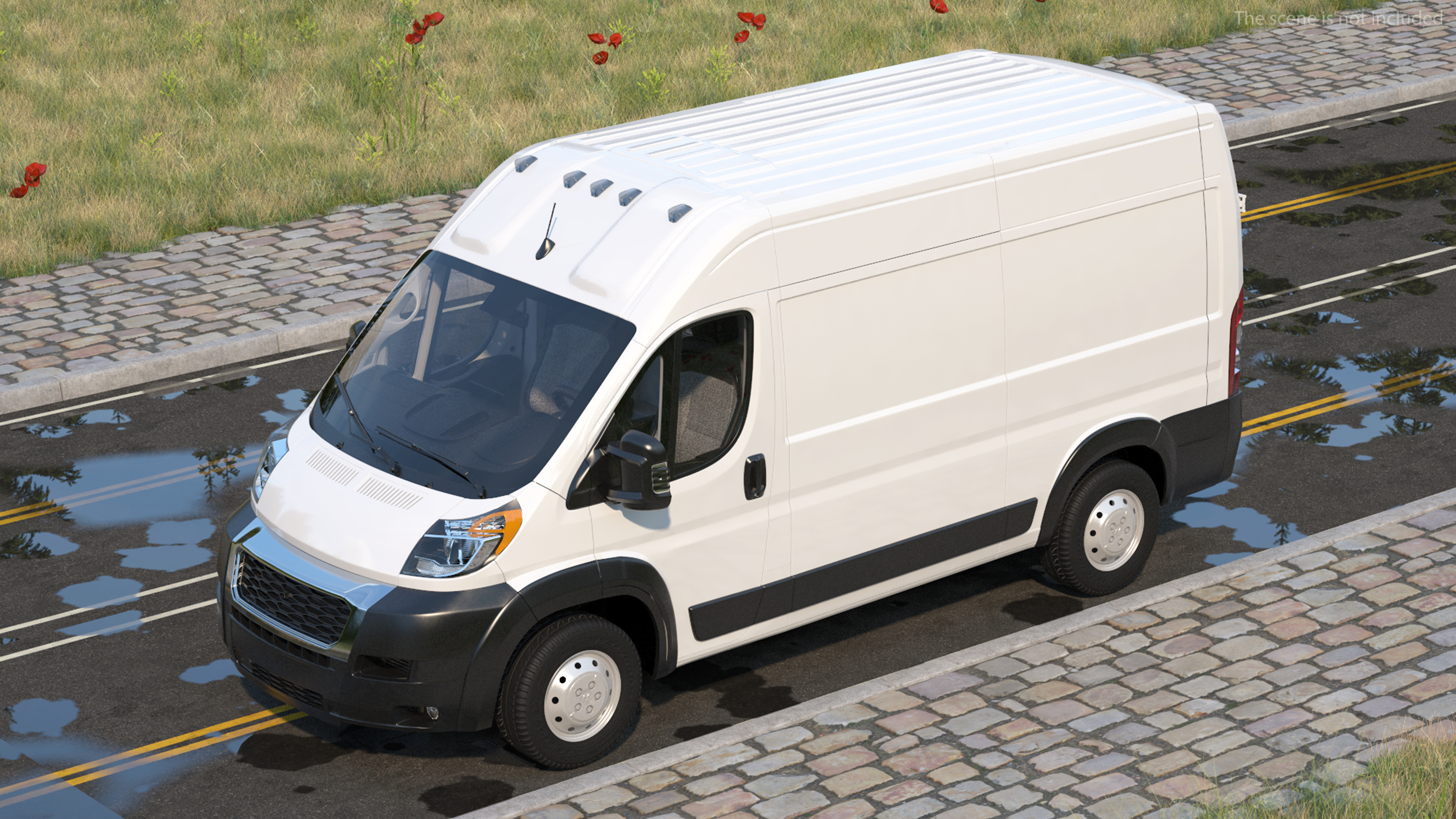 3D 2022 Commercial Van 136 Generic
