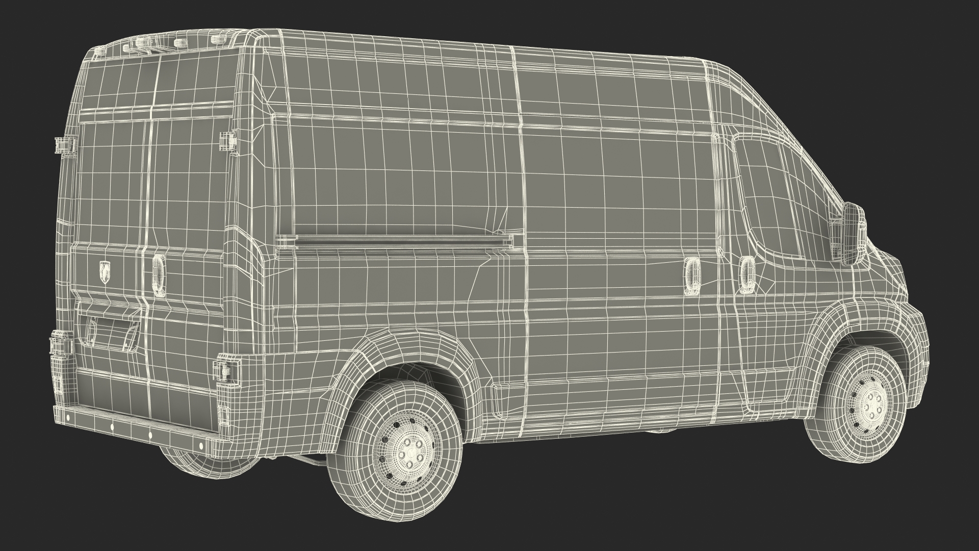3D 2022 Commercial Van 136 Generic