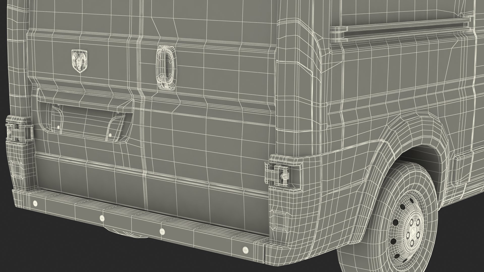 3D 2022 Commercial Van 136 Generic