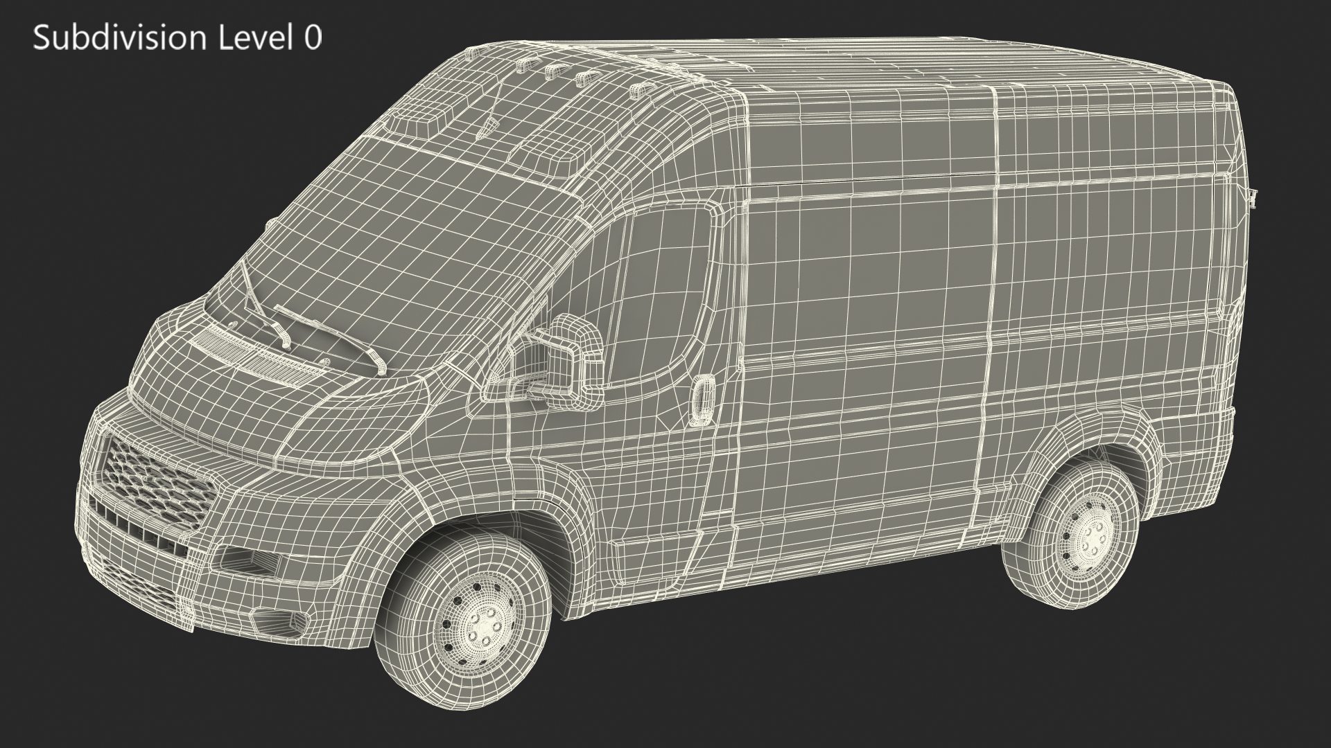 3D 2022 Commercial Van 136 Generic