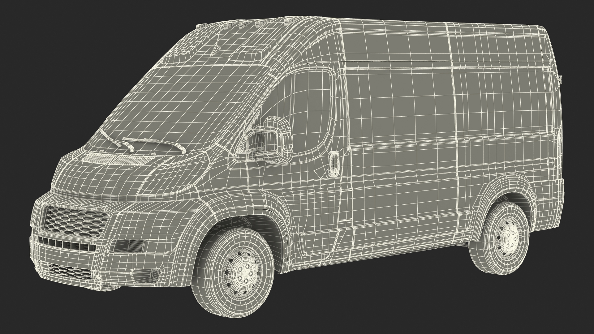 3D 2022 Commercial Van 136 Generic