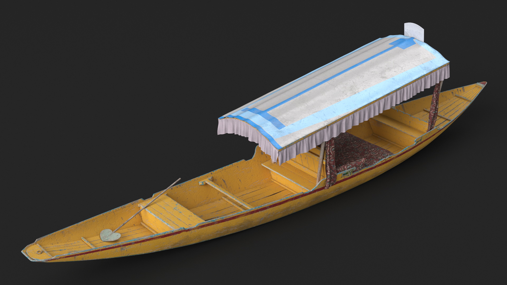Shikara Serenity Yellow Old 3D