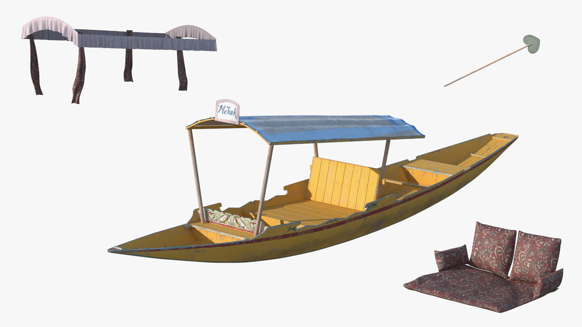 Shikara Serenity Yellow Old 3D