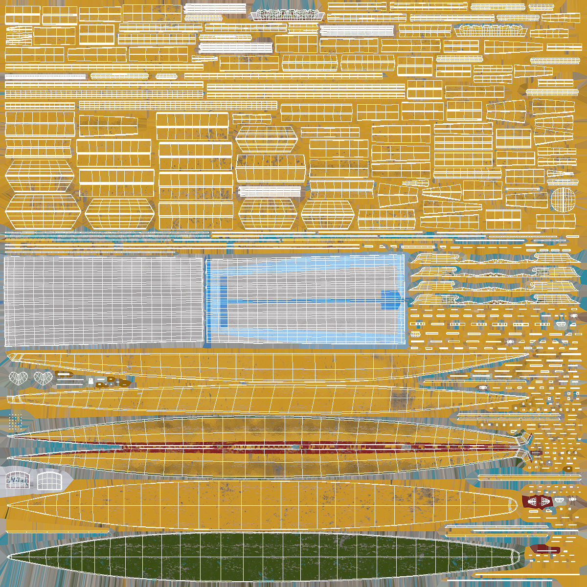 Shikara Serenity Yellow Old 3D