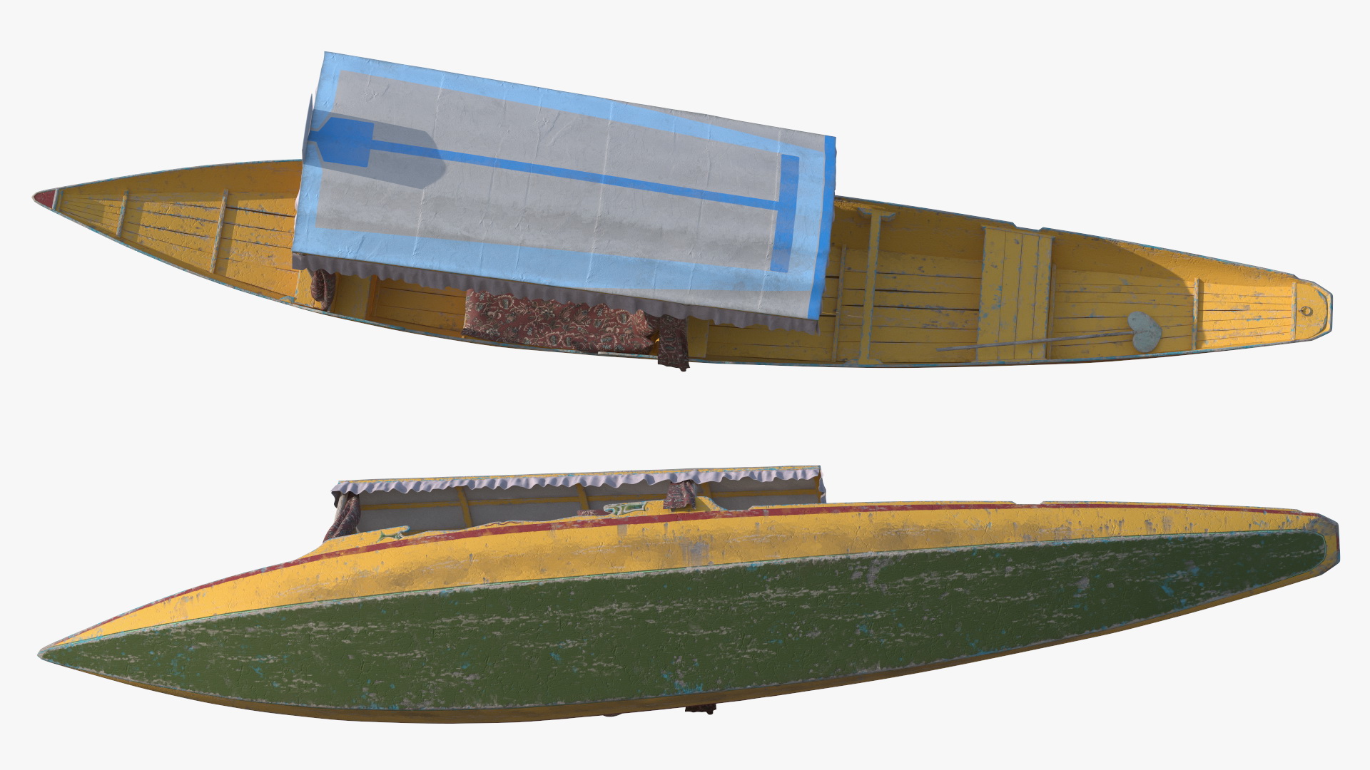 Shikara Serenity Yellow Old 3D