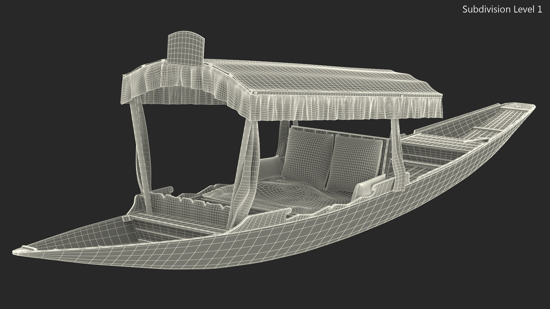 Shikara Serenity Yellow Old 3D