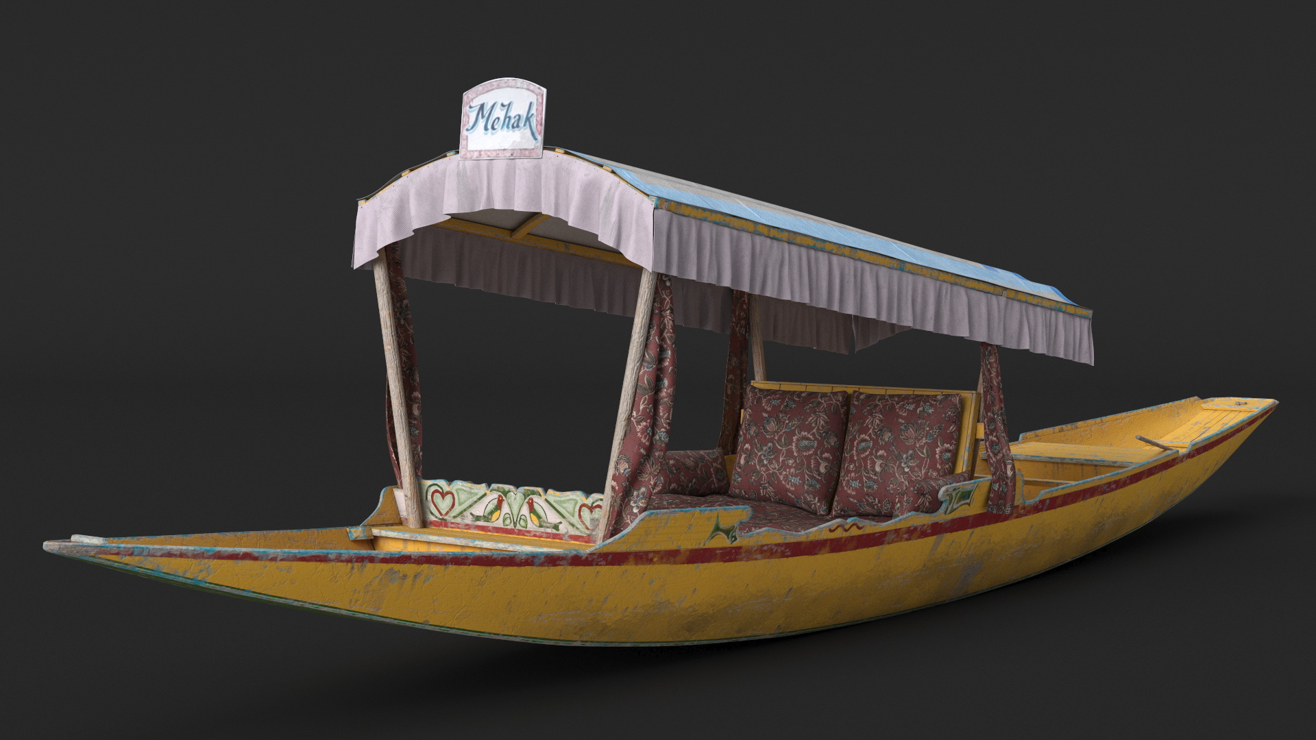Shikara Serenity Yellow Old 3D