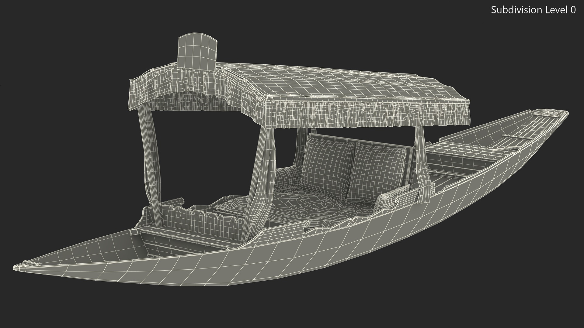Shikara Serenity Yellow Old 3D