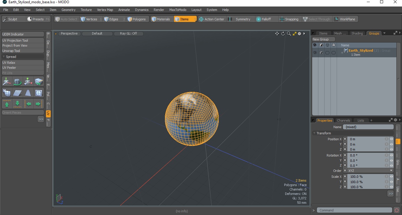 Earth Stylized 3D model