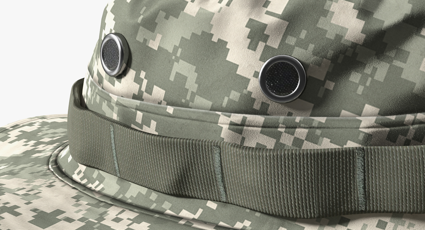 3D US Soldier ACU Walking Pose Fur