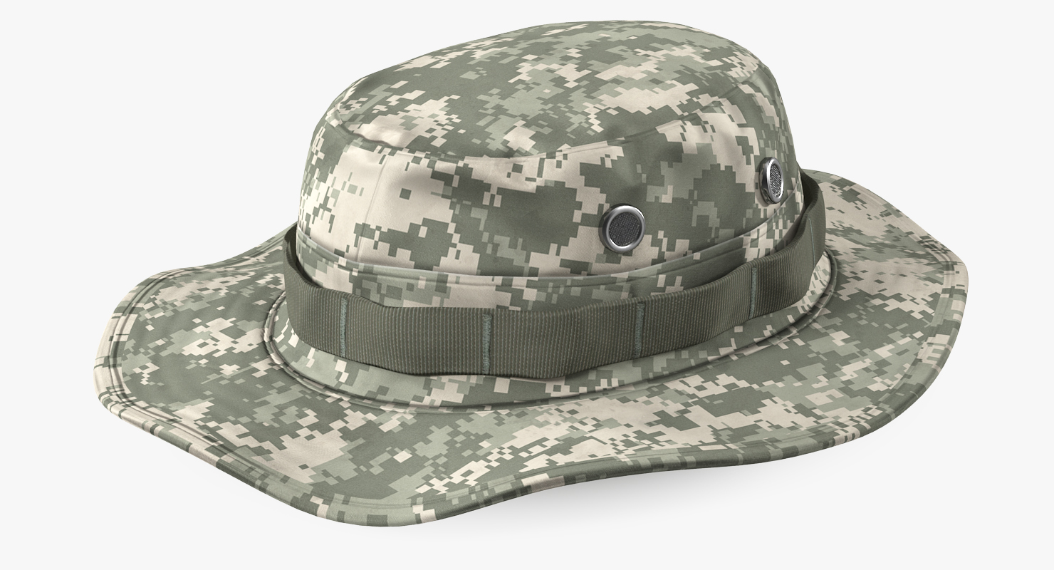 3D US Soldier ACU Walking Pose Fur