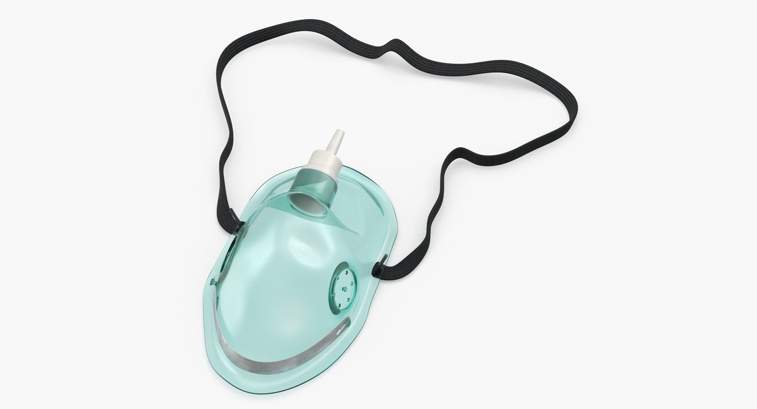3D Portable Medical Oxygen Mask Face Mask model