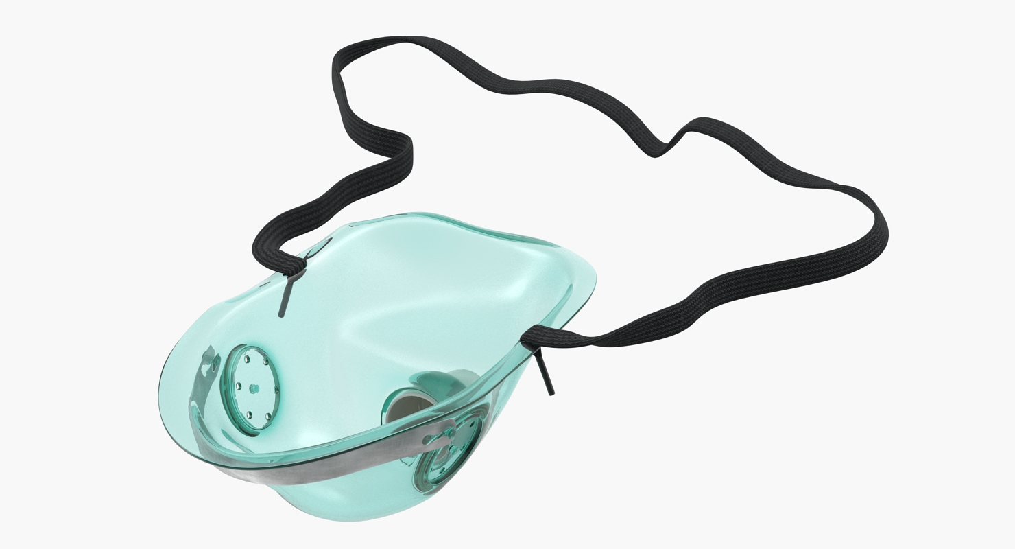 3D Portable Medical Oxygen Mask Face Mask model