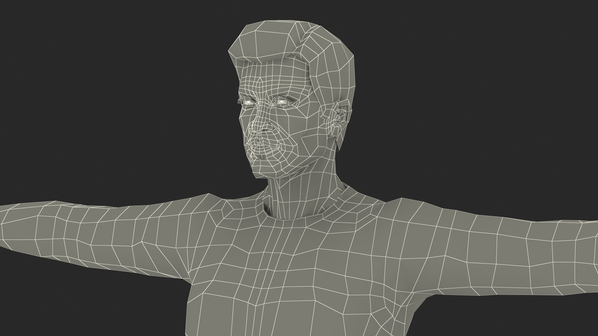 3D model Asian Man Home Style Clothes Rigged