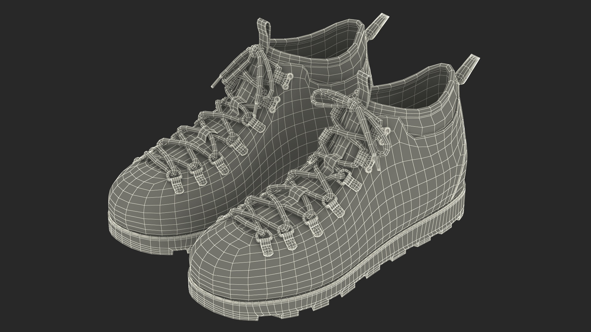 Hiking Boots 3D