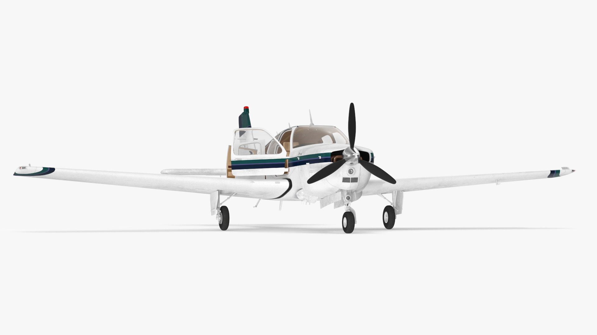 Single Engine Light Aircraft Beechcraft Bonanza 3D