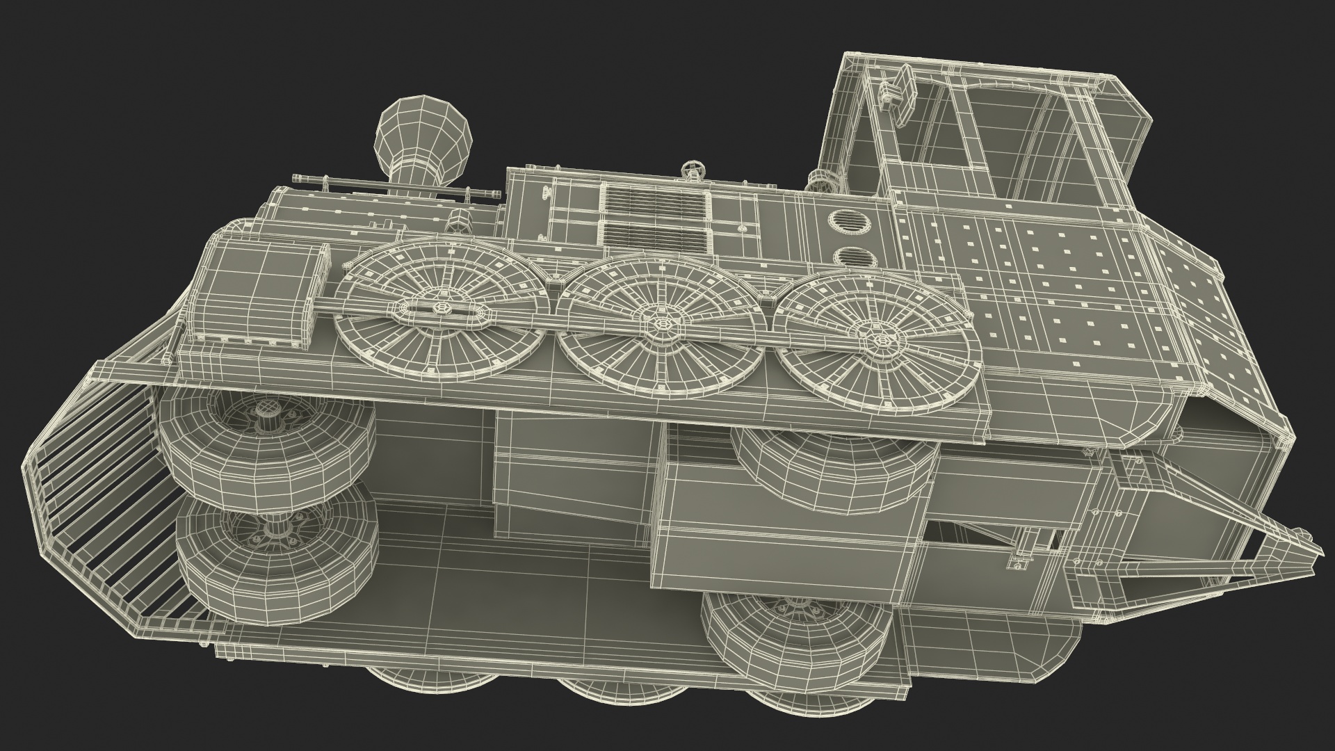 3D Wattman Mini Locomotive model