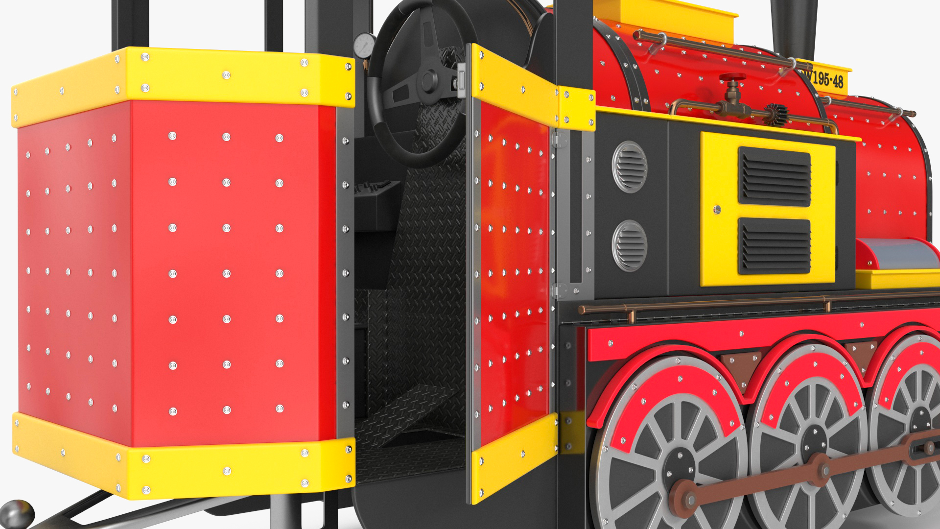 3D Wattman Mini Locomotive model