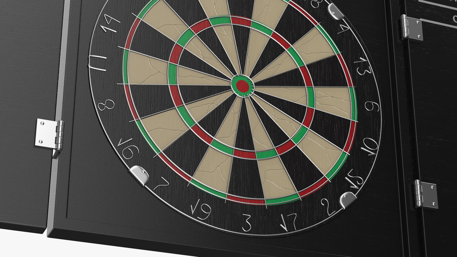 3D Dartboard Cabinet Set