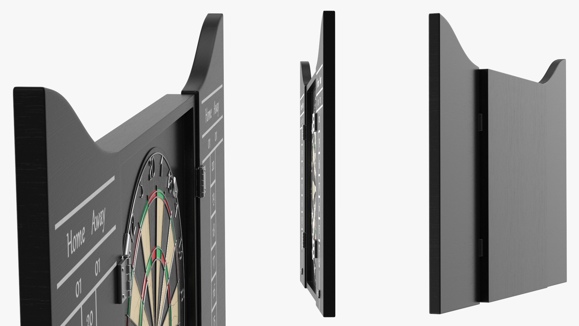 3D Dartboard Cabinet Set