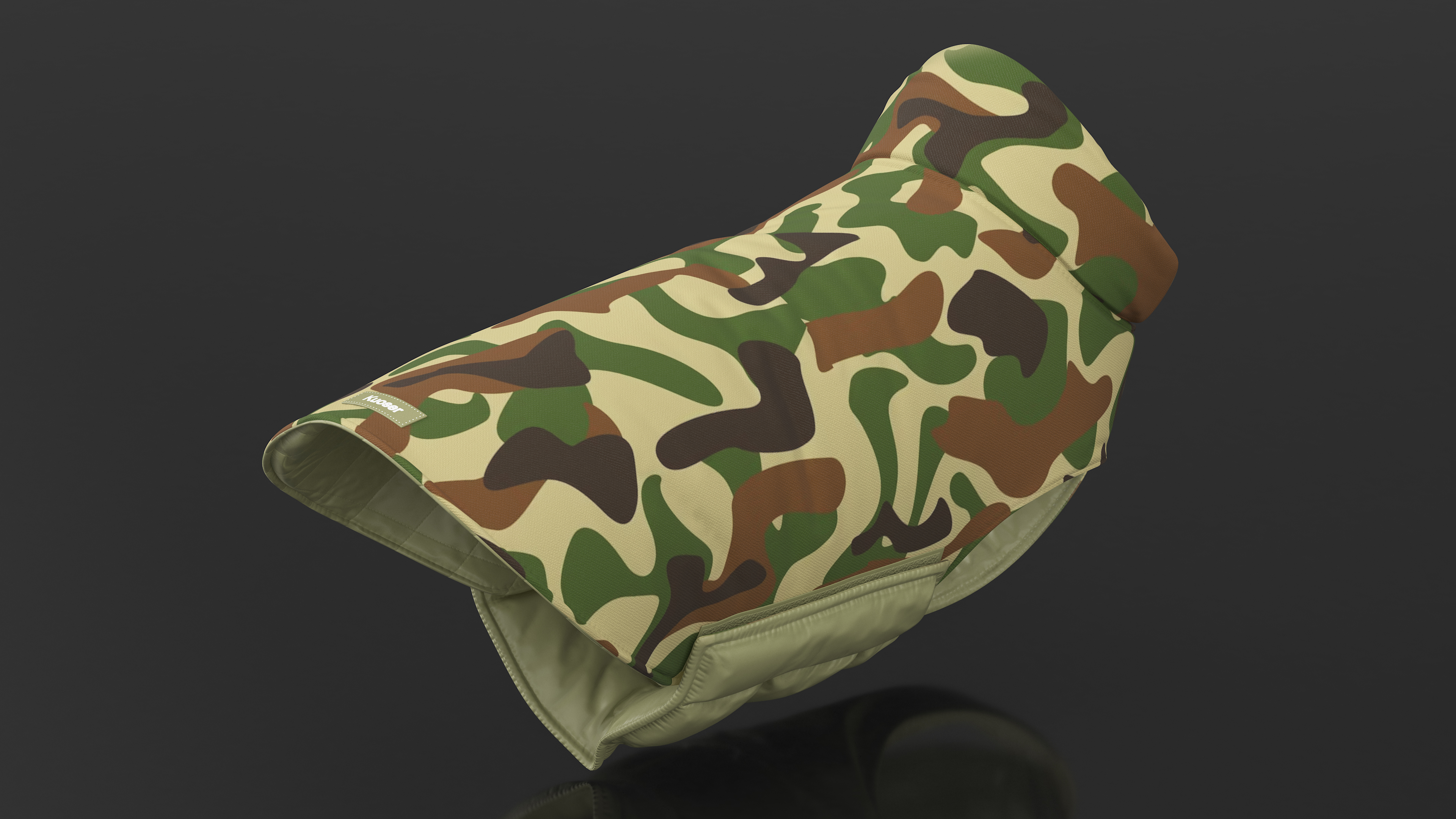 Dog Coat Camouflage 3D model