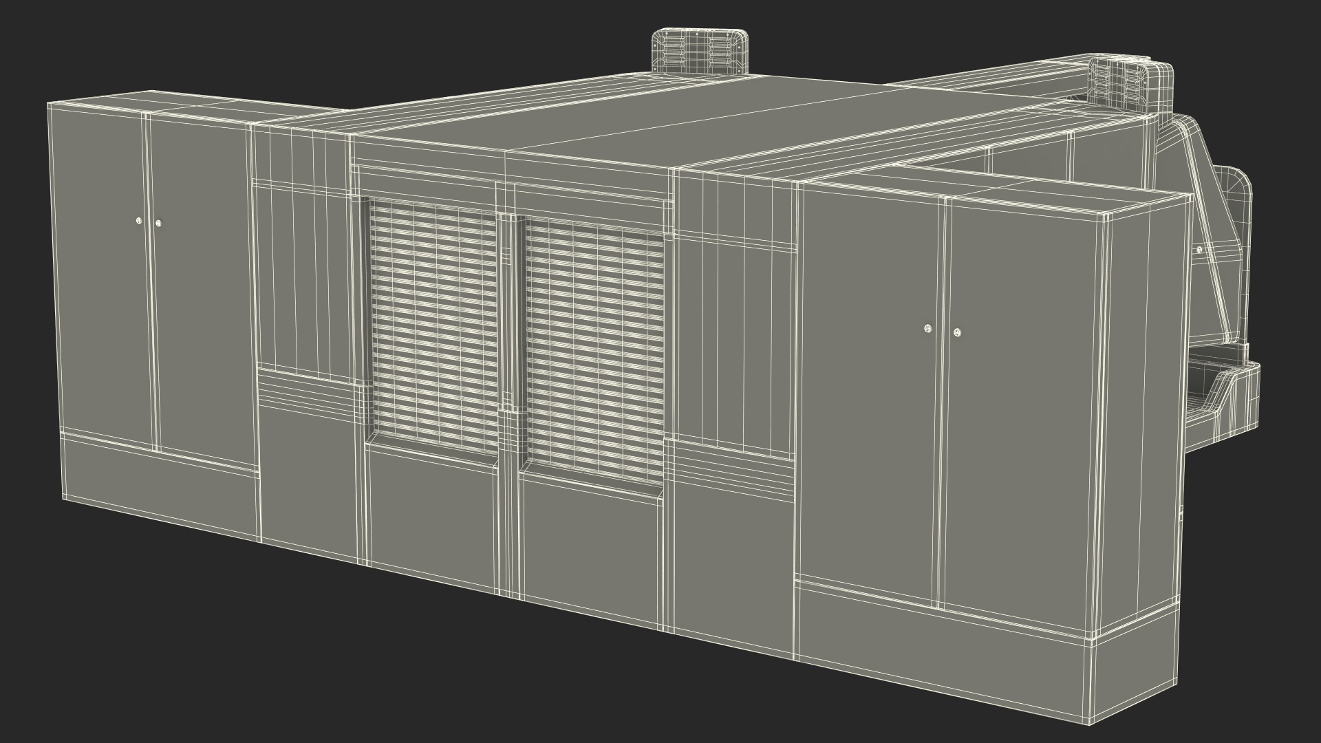 Airport Smart Check In Service Rigged 3D