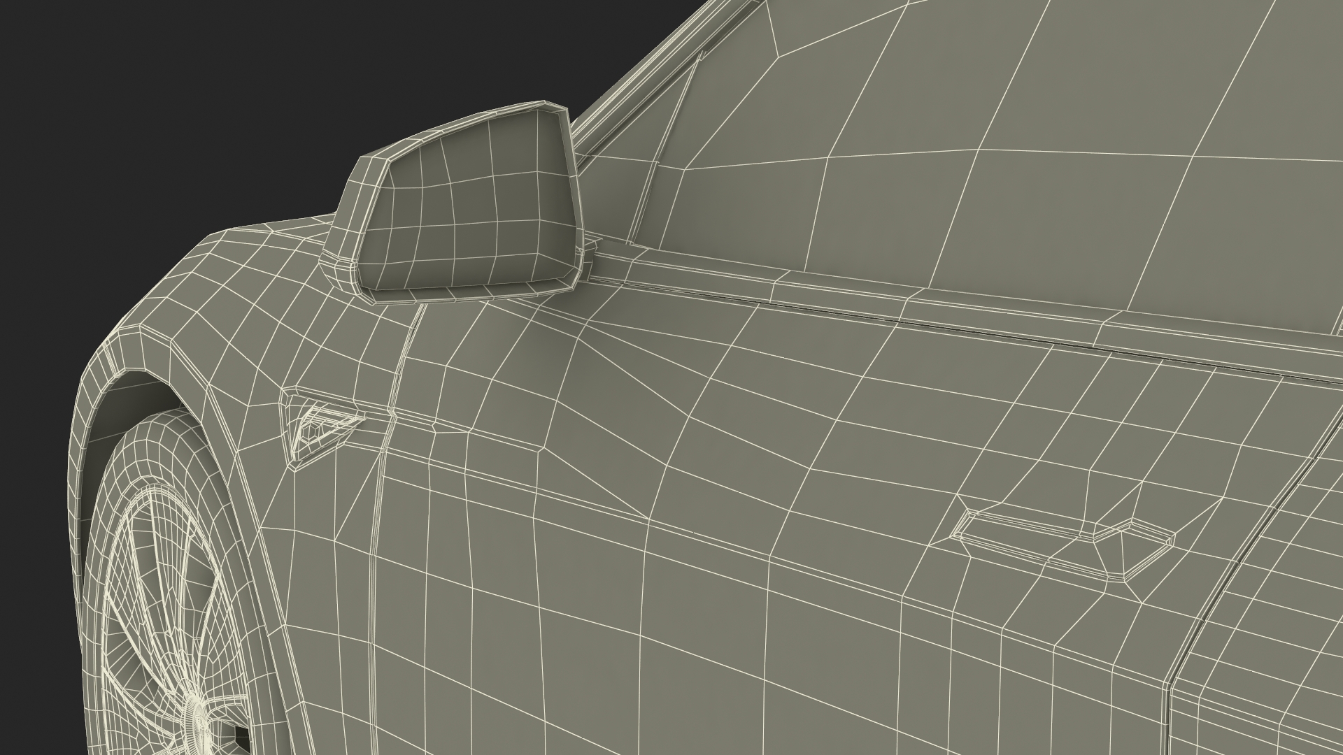 Tesla Model 3 2024 White Lights On 3D model