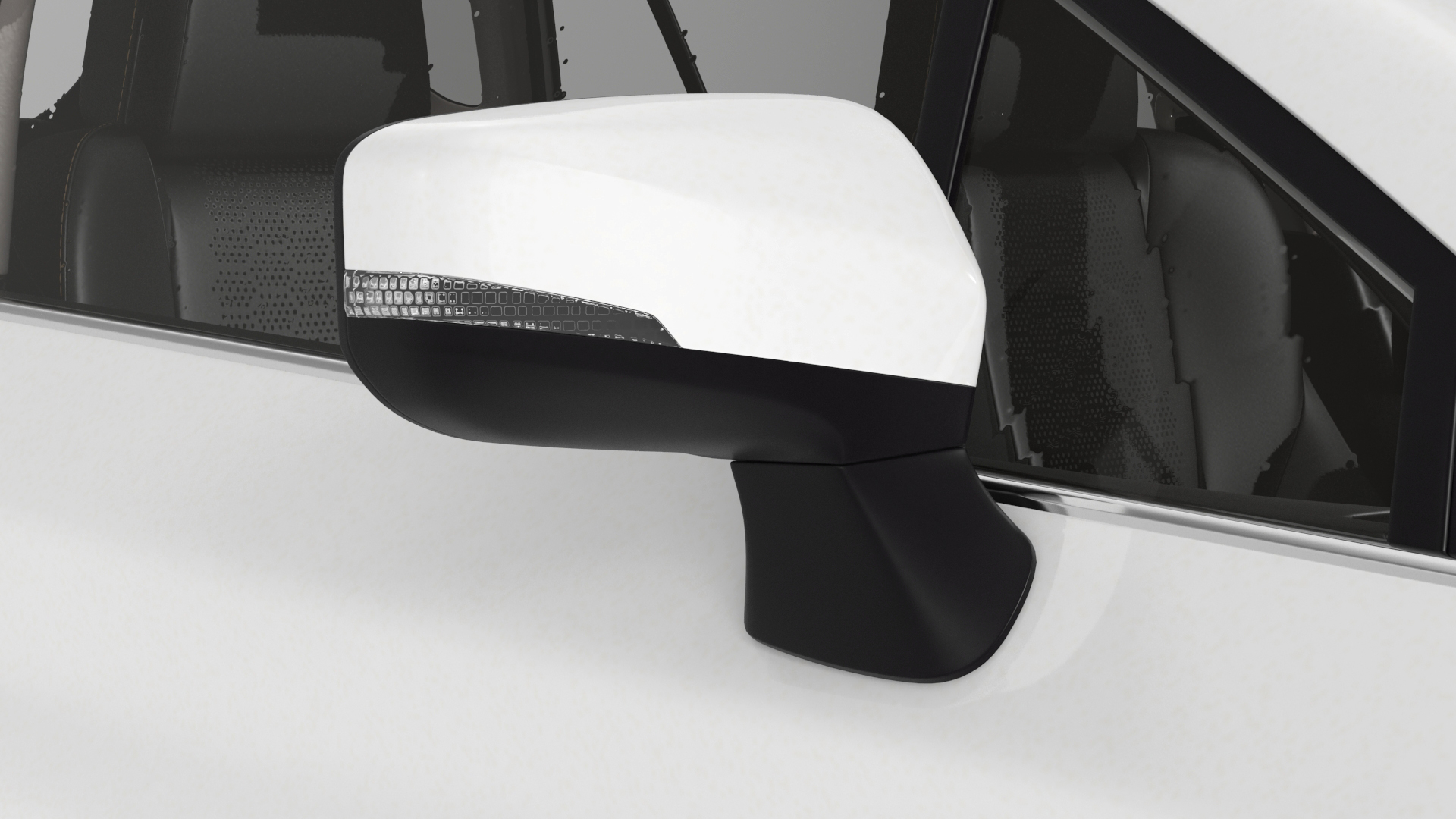 3D Compact Hybrid Crossover White Rigged for Cinema 4D