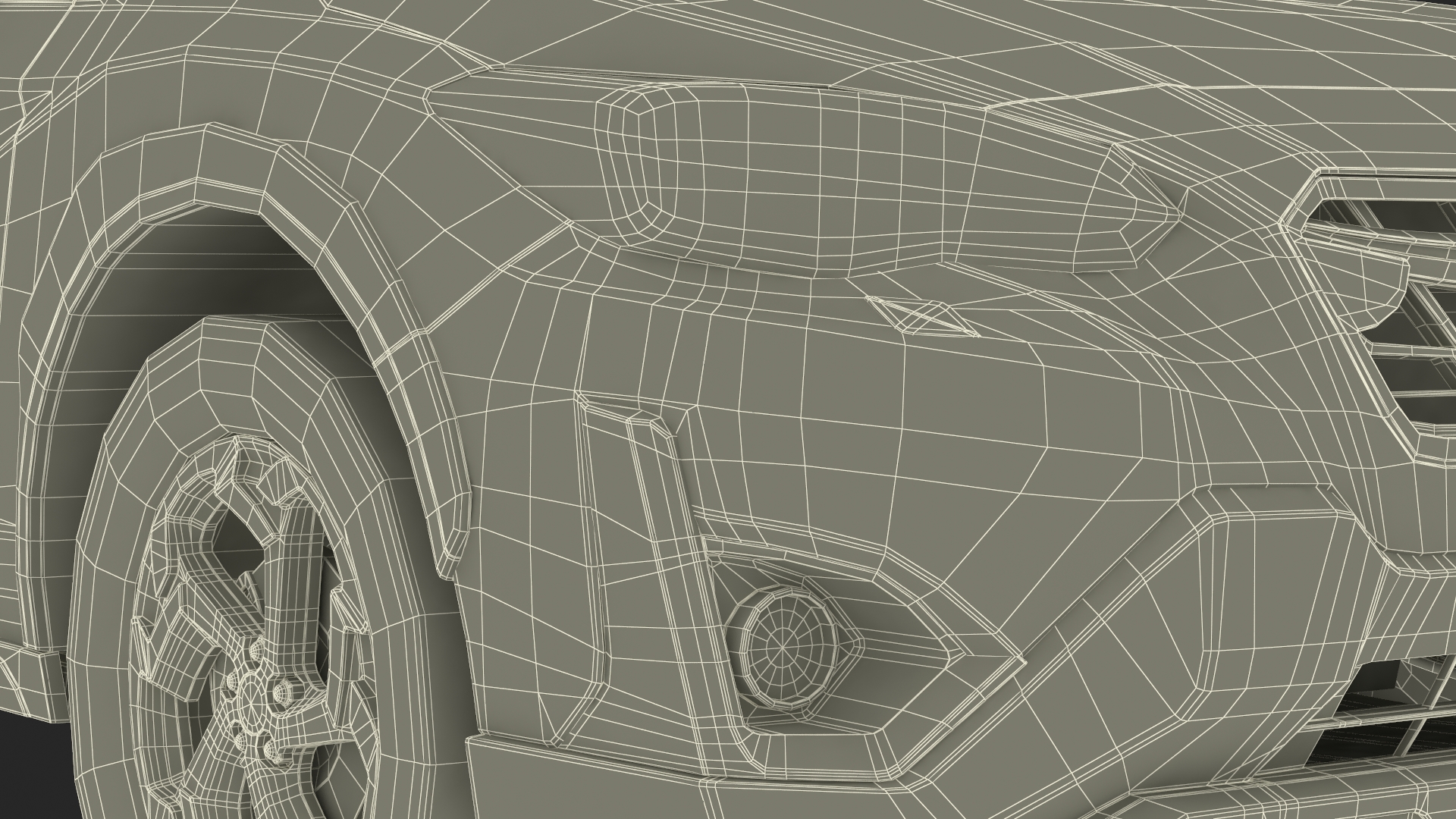 3D Compact Hybrid Crossover White Rigged for Cinema 4D