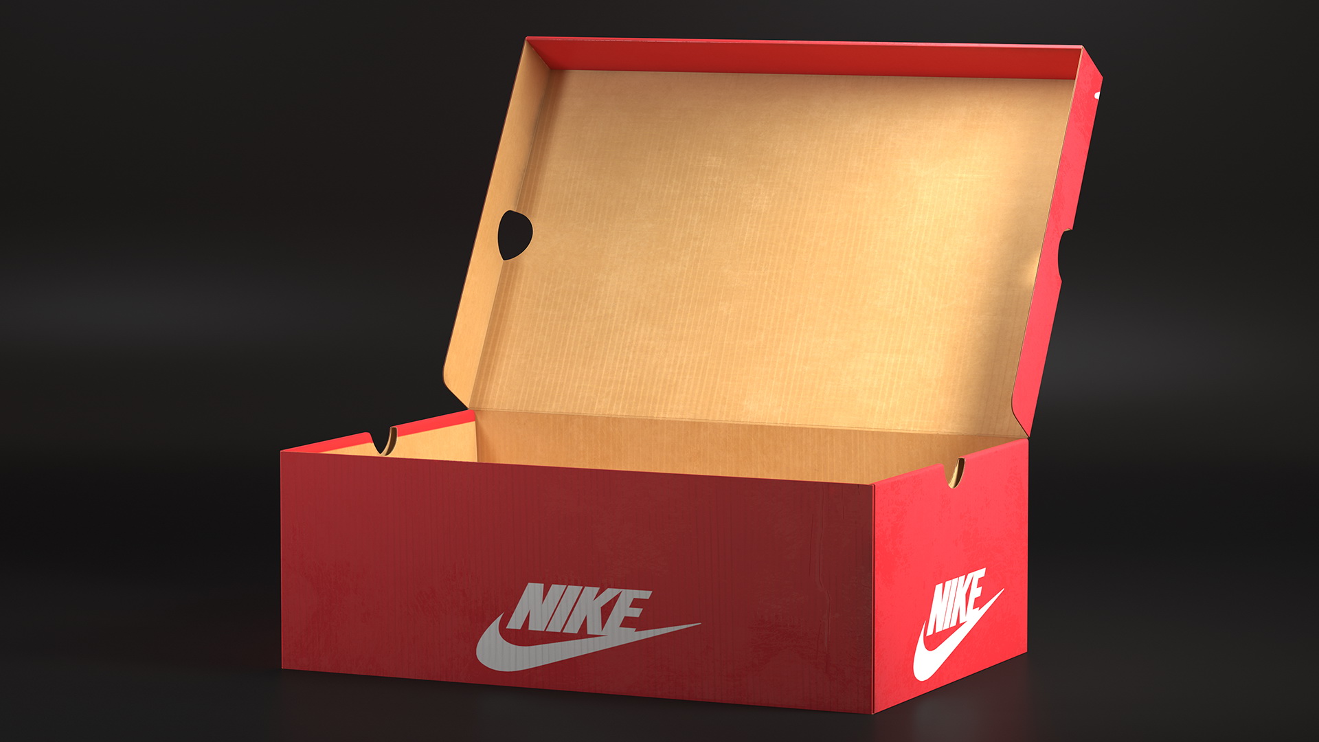 3D Nike Shoe Box Open model