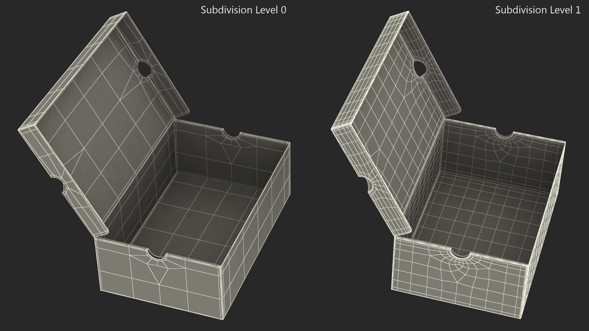 3D Nike Shoe Box Open model