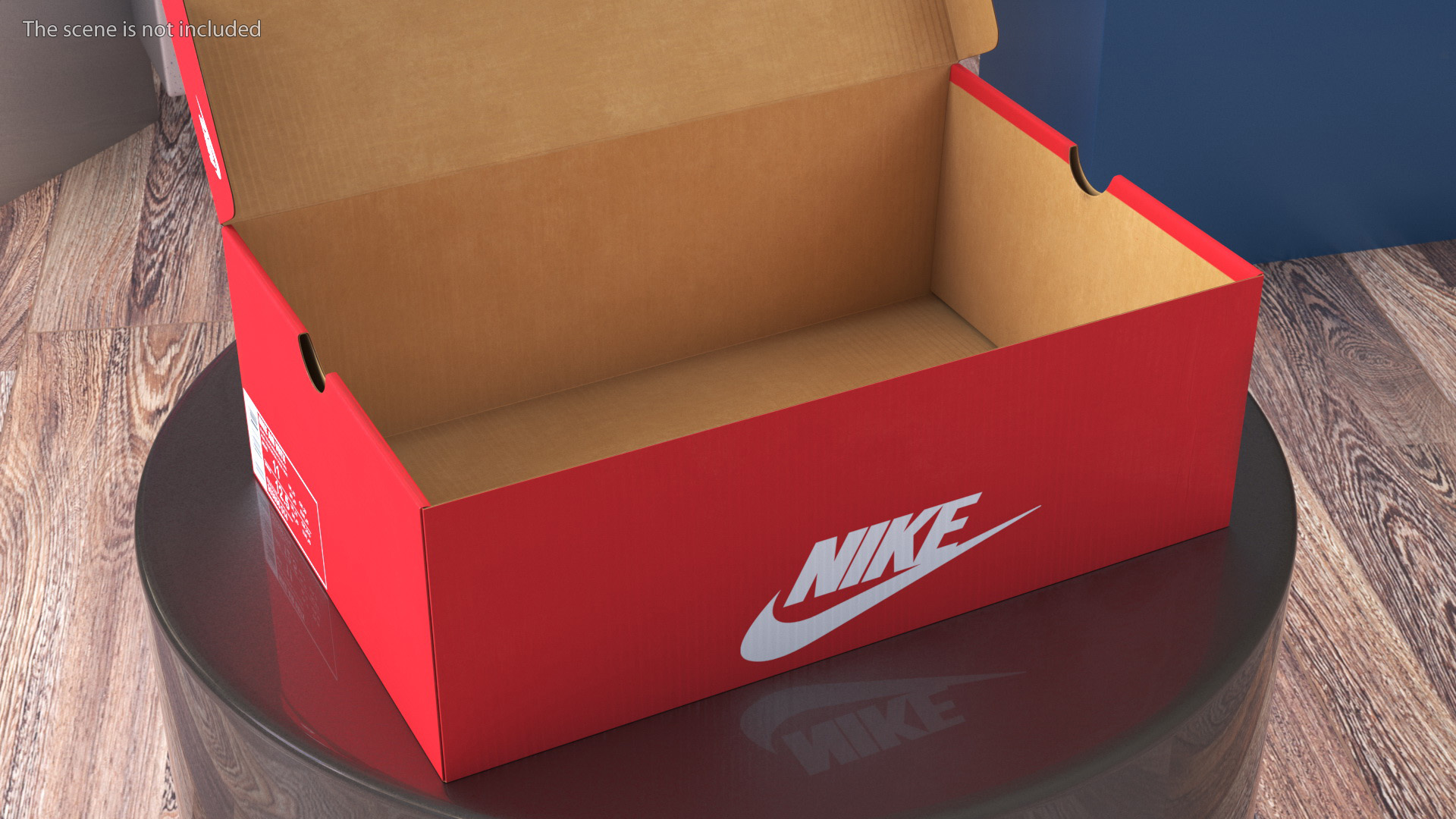 3D Nike Shoe Box Open model