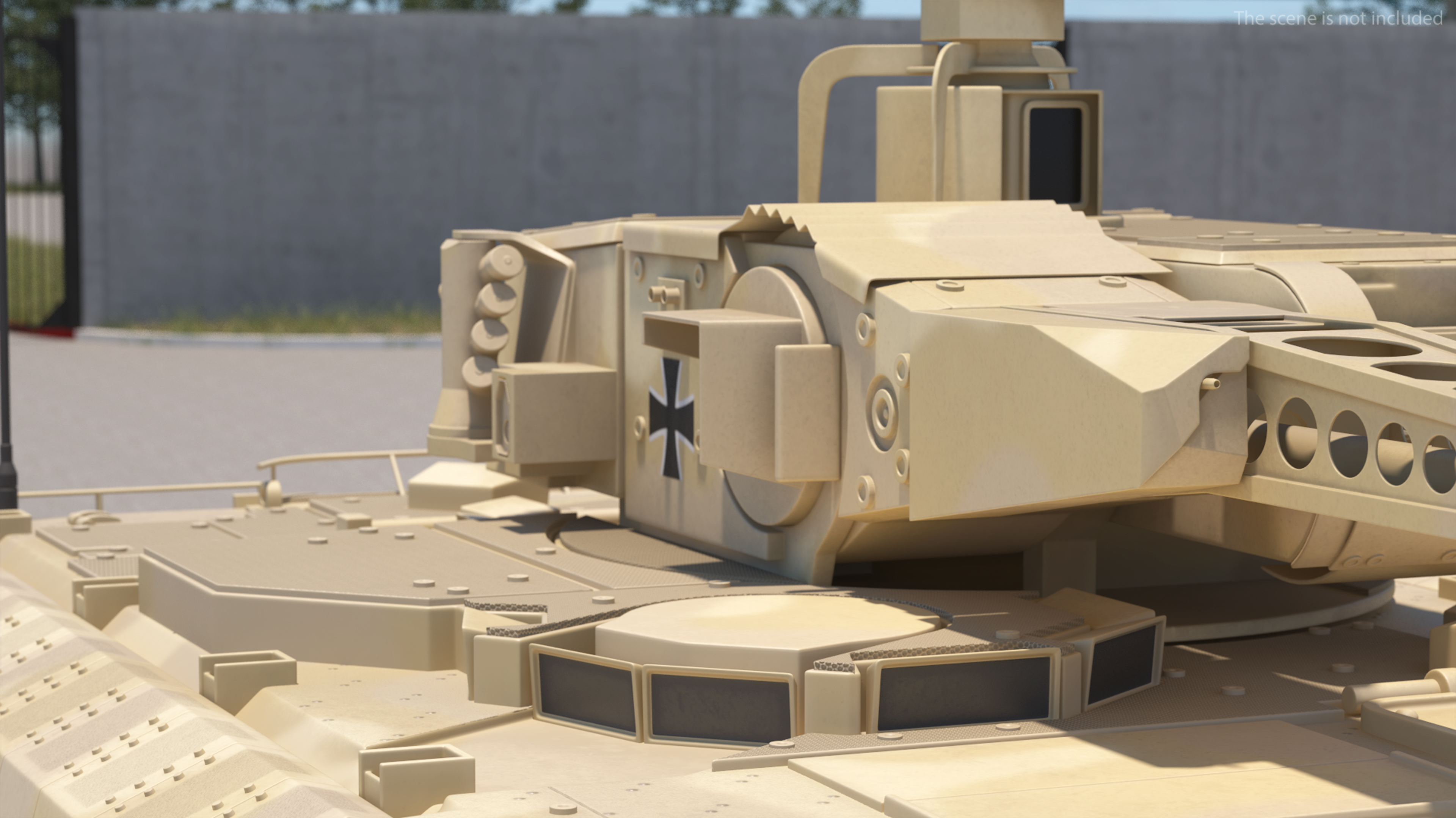 3D model Puma German IFV Military Tank Sandy