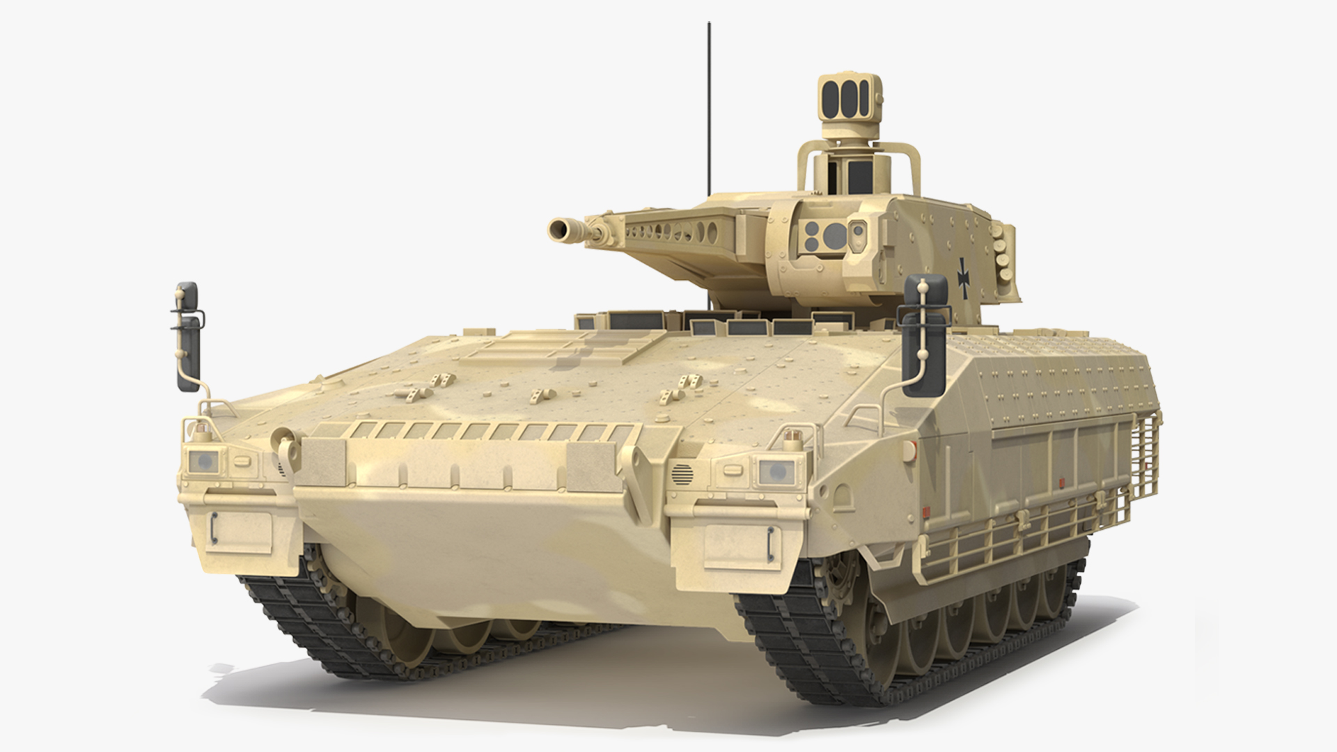 3D model Puma German IFV Military Tank Sandy