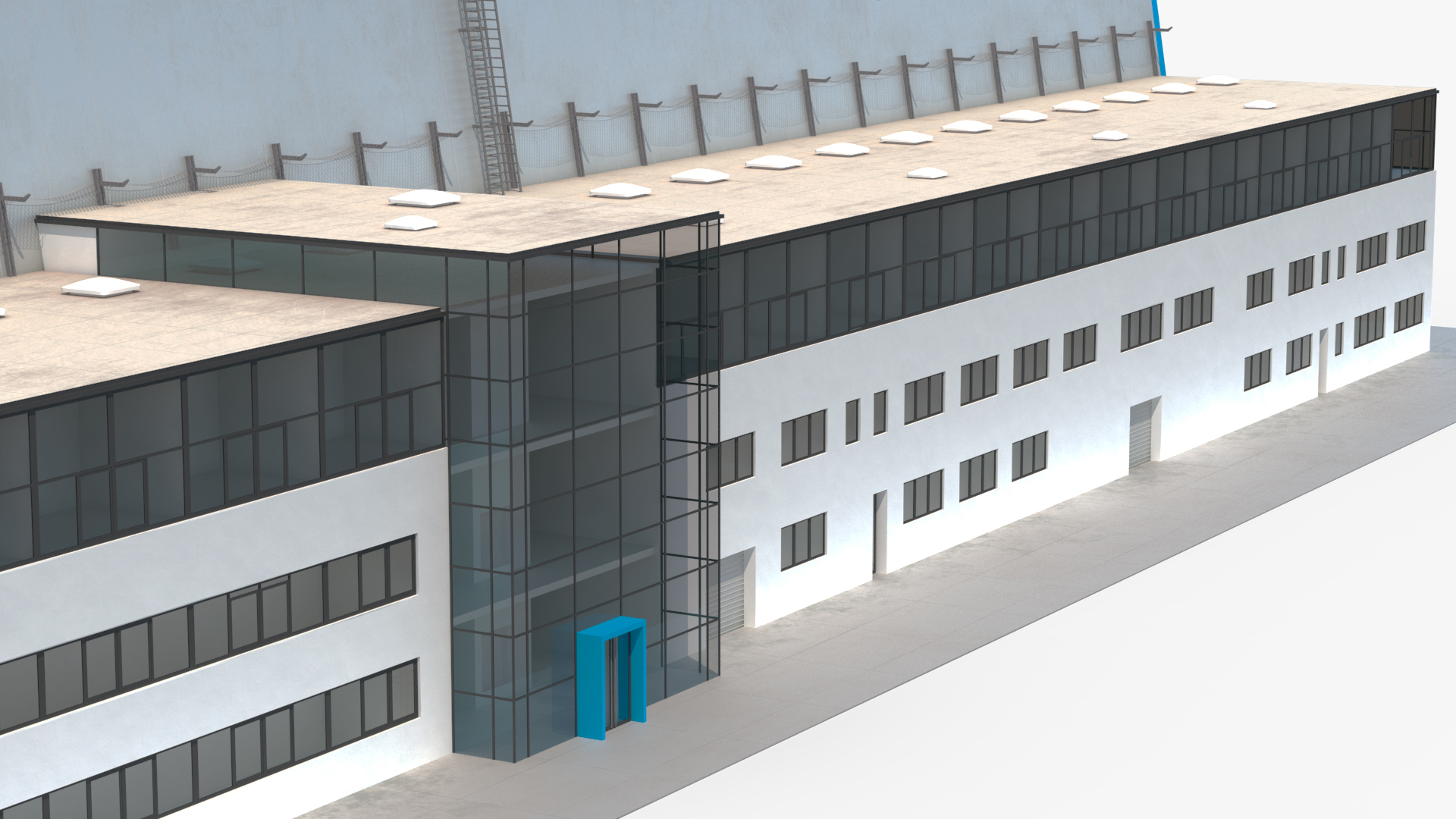 3D Friedrichshafen Zeppelin Hangar