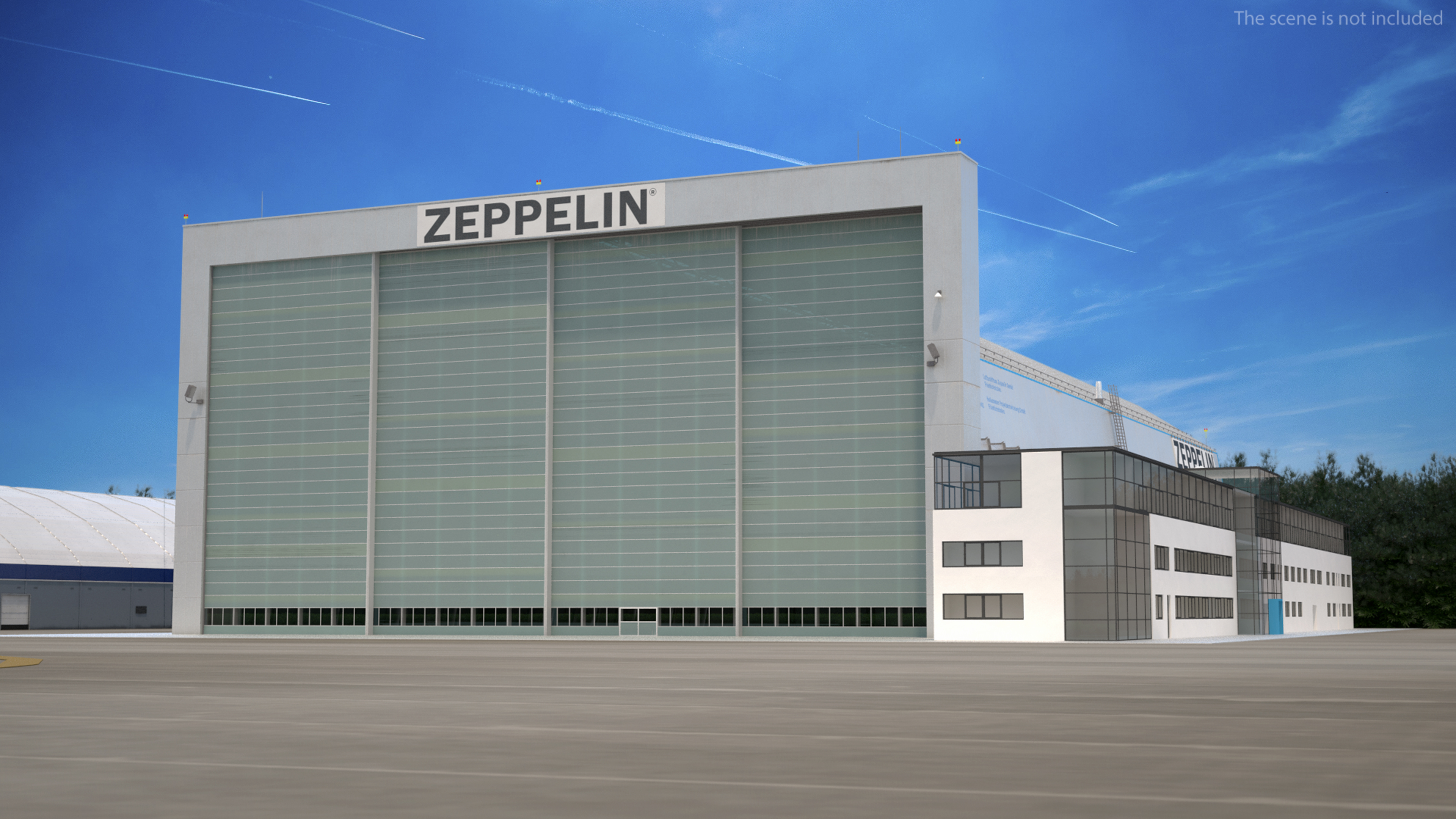 3D Friedrichshafen Zeppelin Hangar