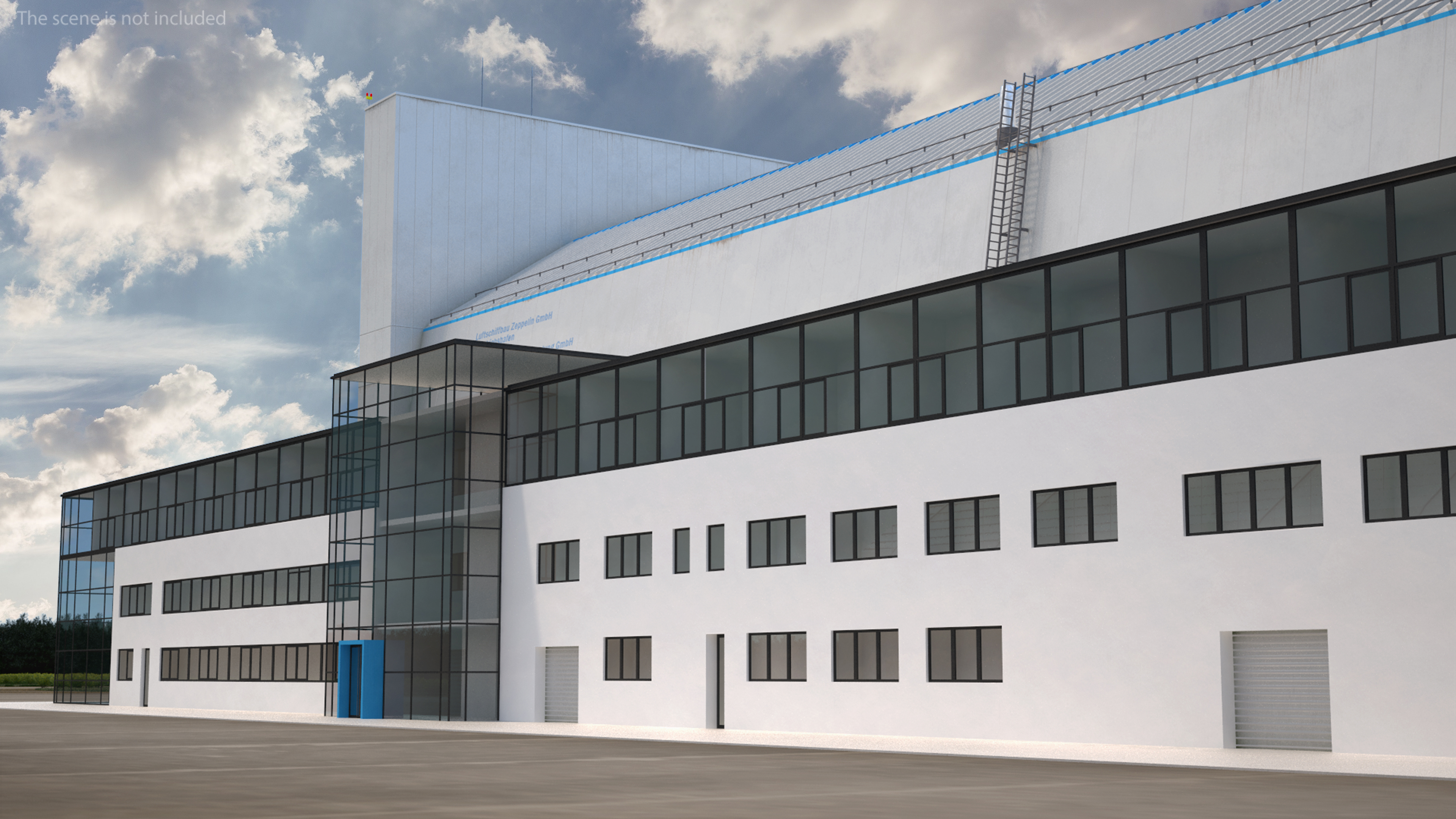 3D Friedrichshafen Zeppelin Hangar