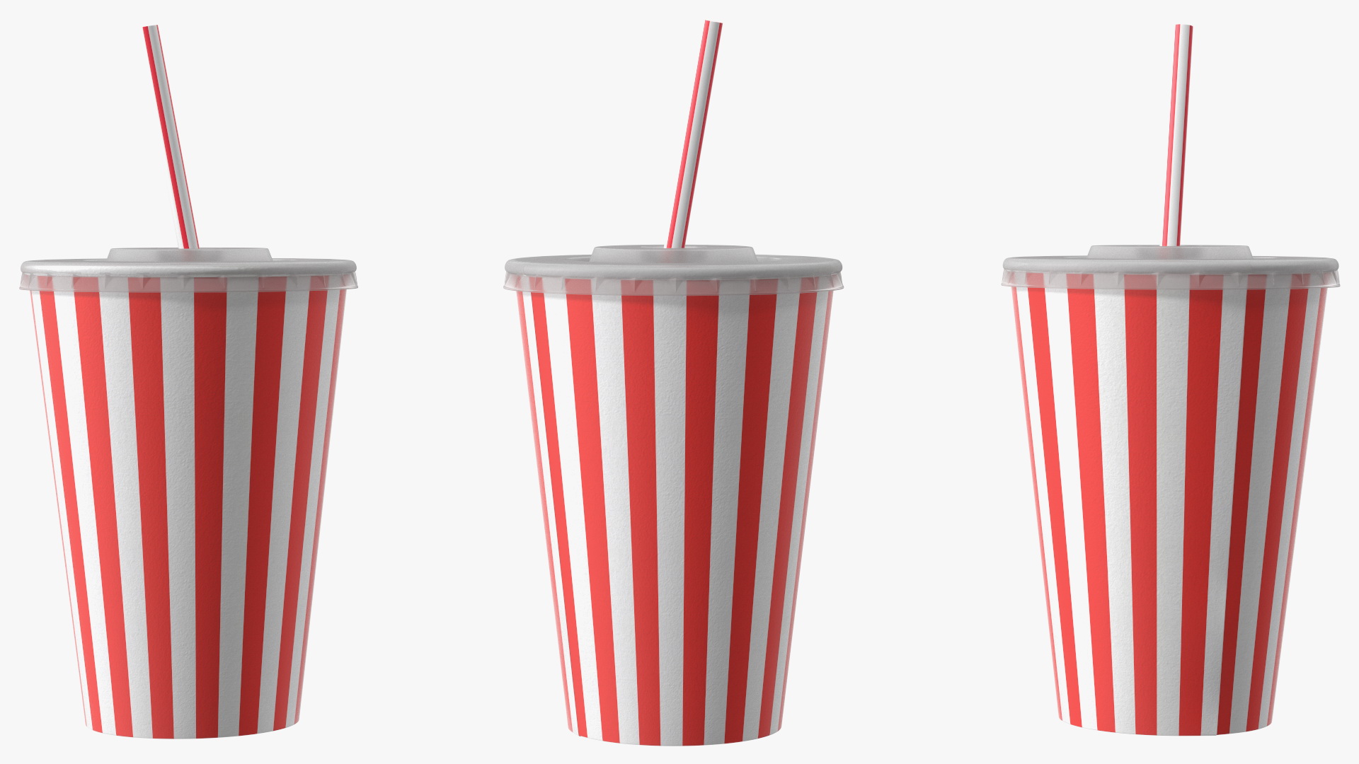 Striped Drink Cup 3D