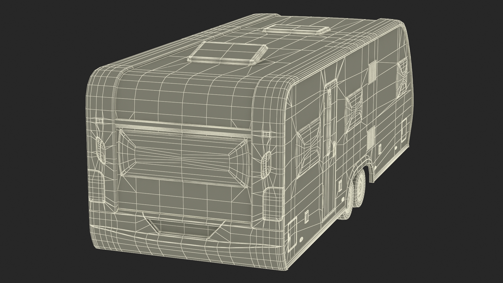 Toyota 4Runner Towing Caravan Hobby Rigged 3D