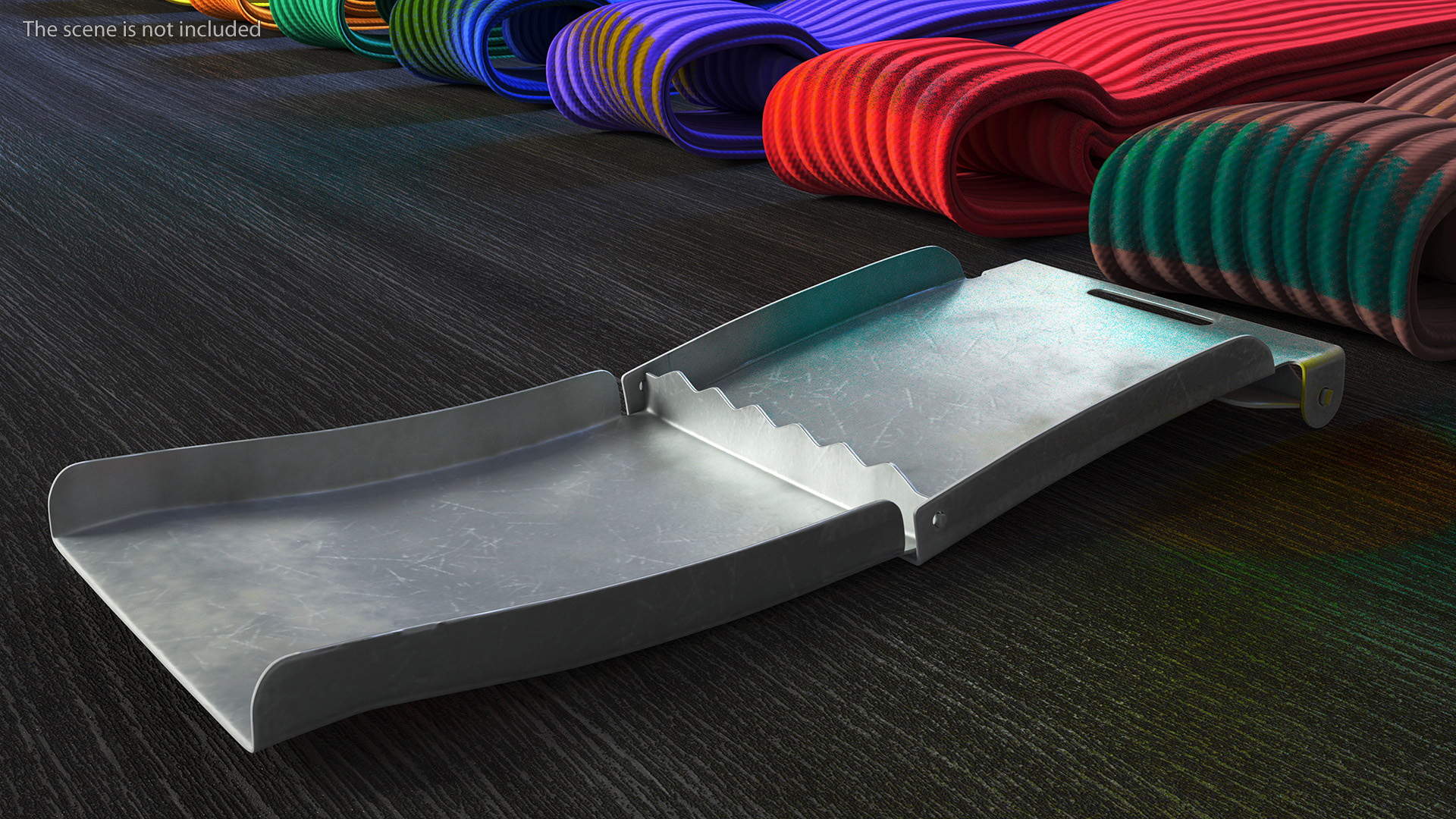 3D Used Military Belt model
