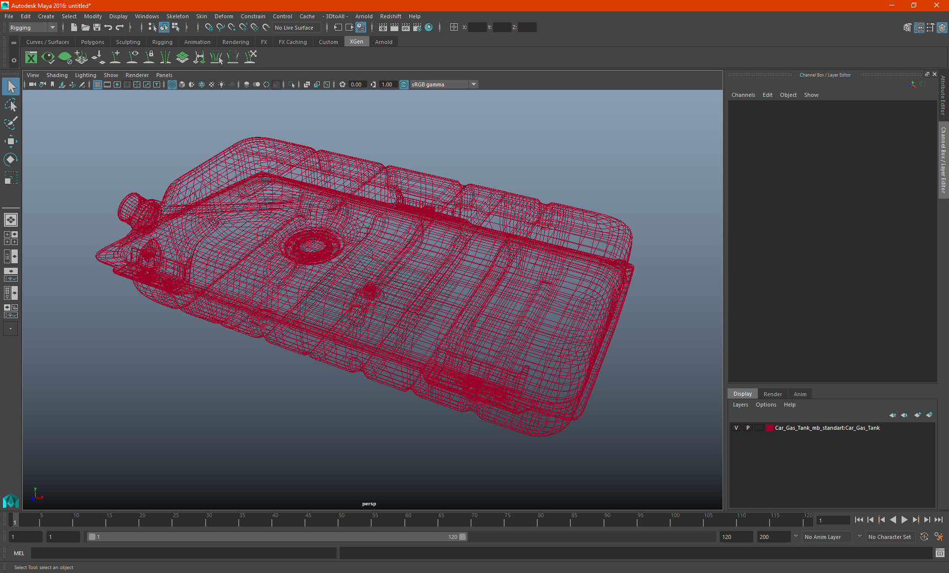 Car Gas Tank 3D