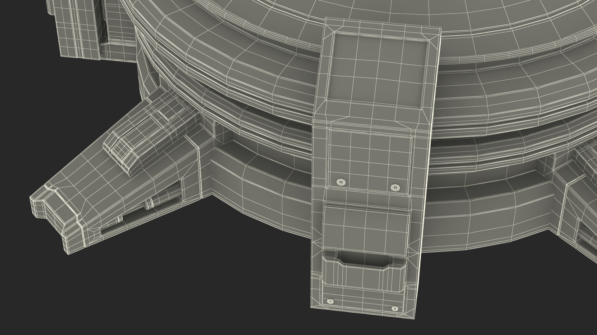 Futuristic Control Panel 3D model