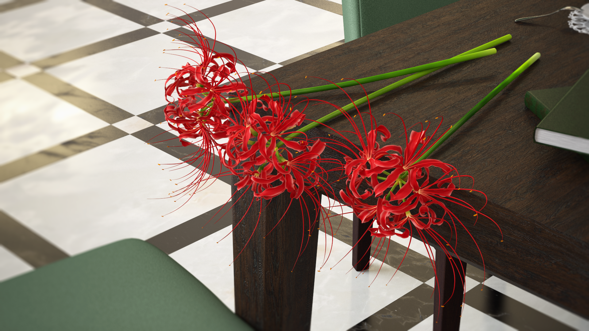 Spider Lily Flowers Bouquet, view 5