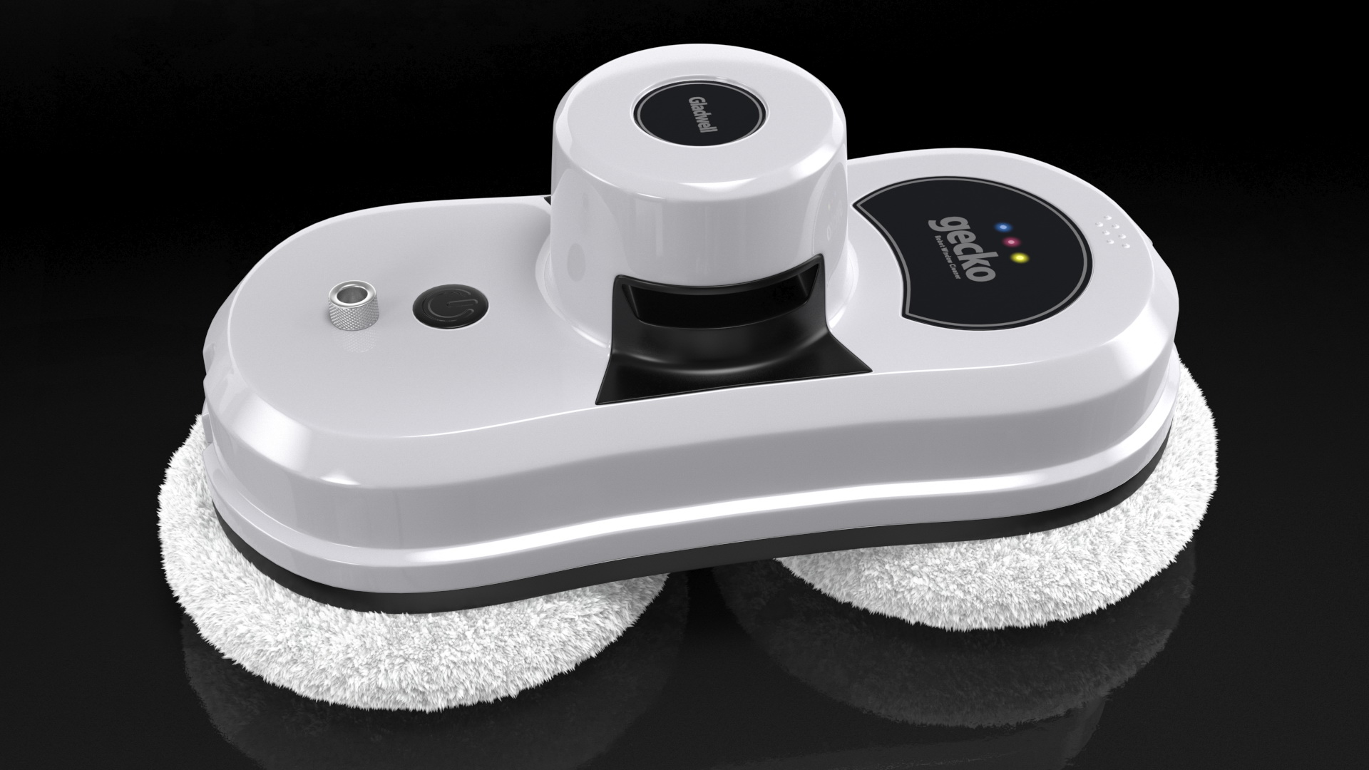 Robot Window Cleaner Gladwell White Fur 3D model